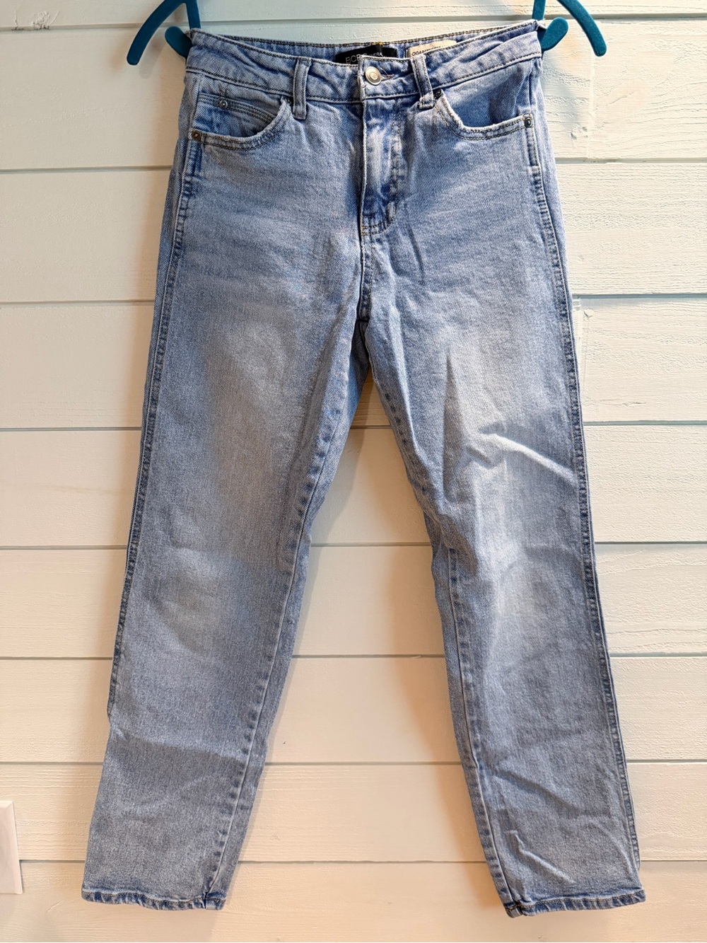 BCBGeneration Cigarette Straight Leg Light Blue Jeans